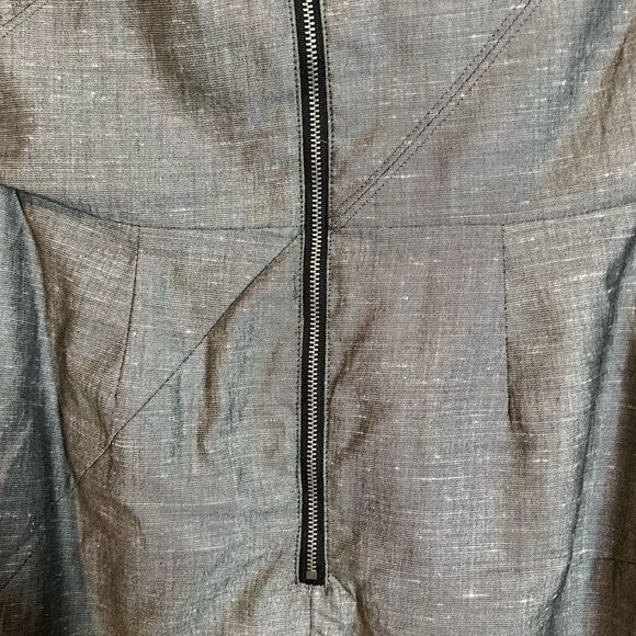 Bebe grey strapless dress with pockets! Size 8 - Picture 11 of 14